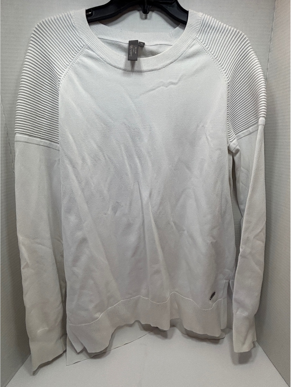 Sweaty Betty white long sleeve top